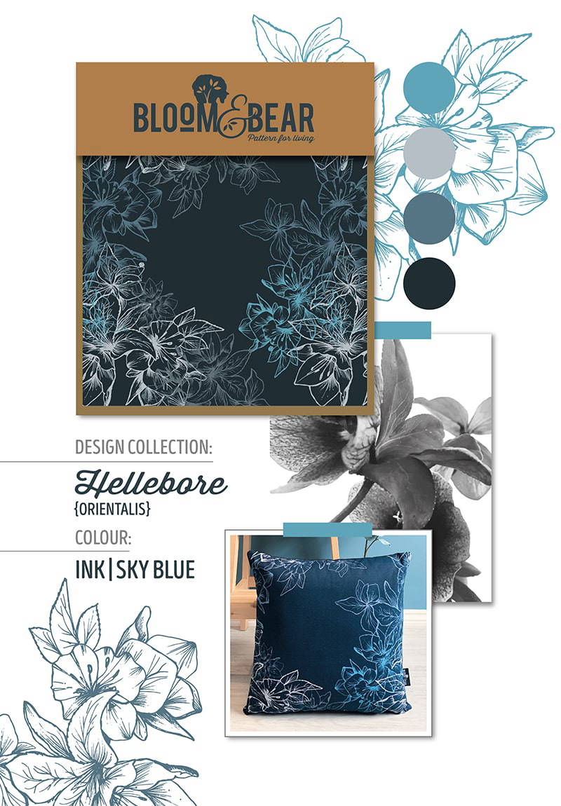 FABRIC_BOARD_ HELLEBORE_INK