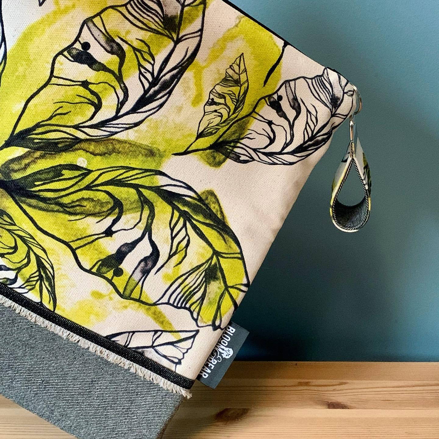 Cotton Zipped Pouches Fold Over