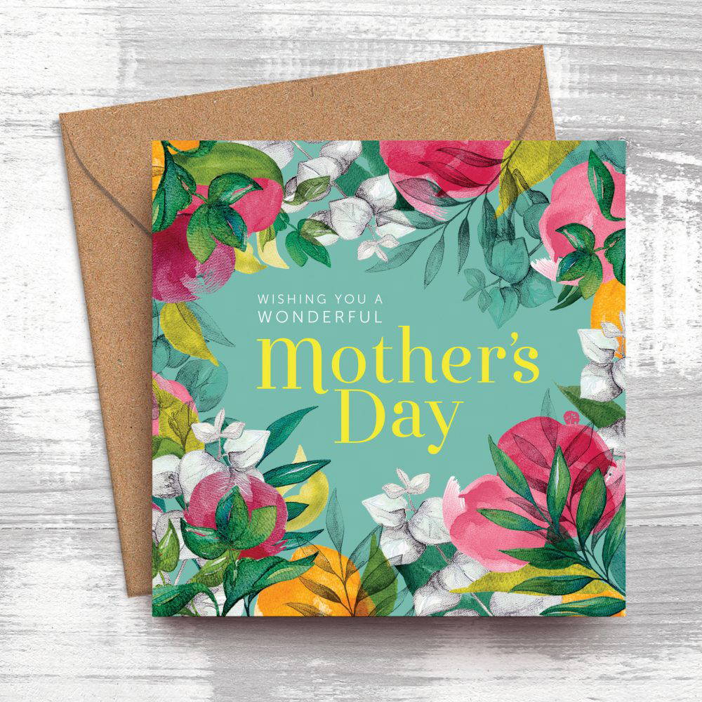 Mother’s Day greeting card - Peony Bloom