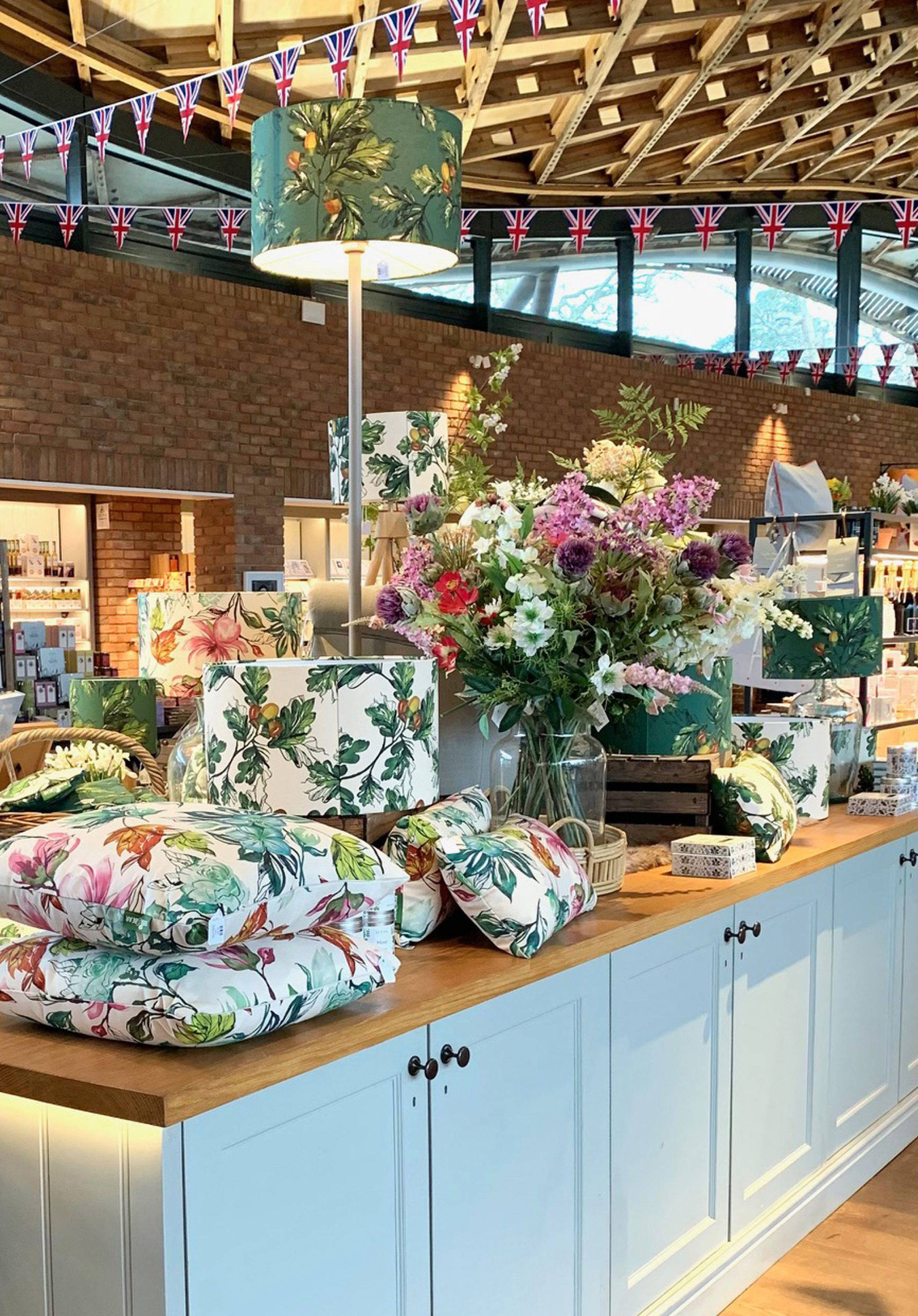 SAVILL GARDEN HOMEWARE DISPLAY COUNTER and so the story grows